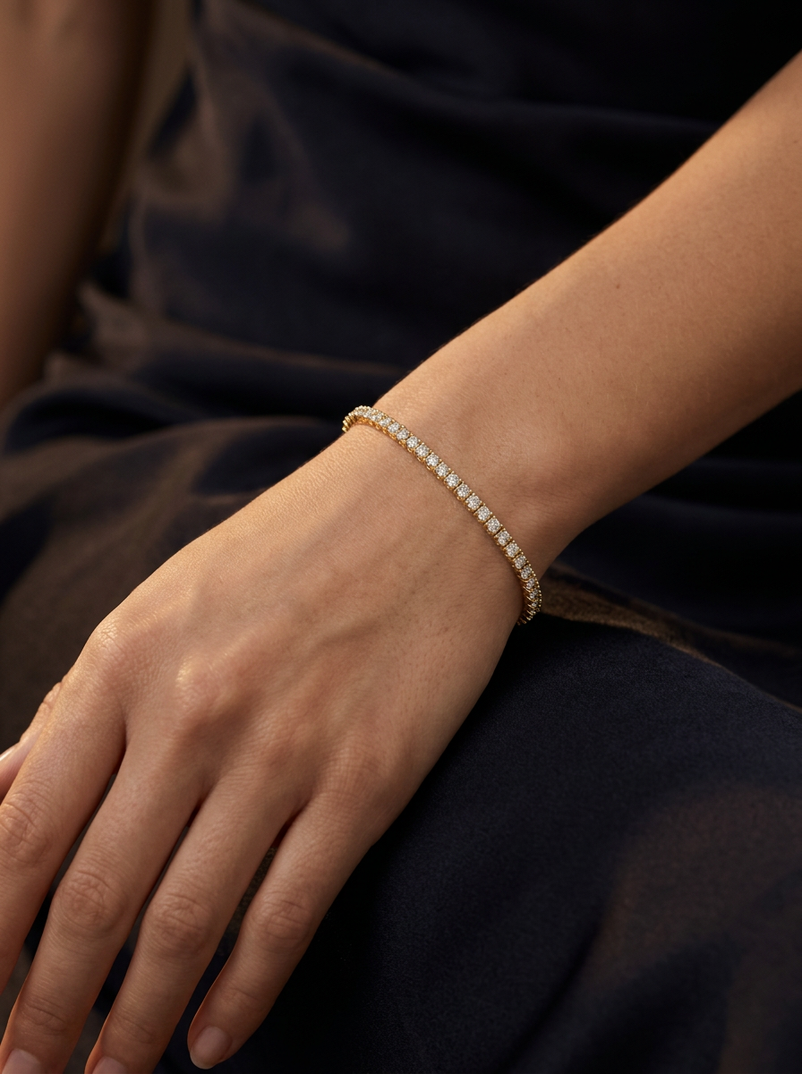 6.00tcw Round Diamond Tennis Bracelet