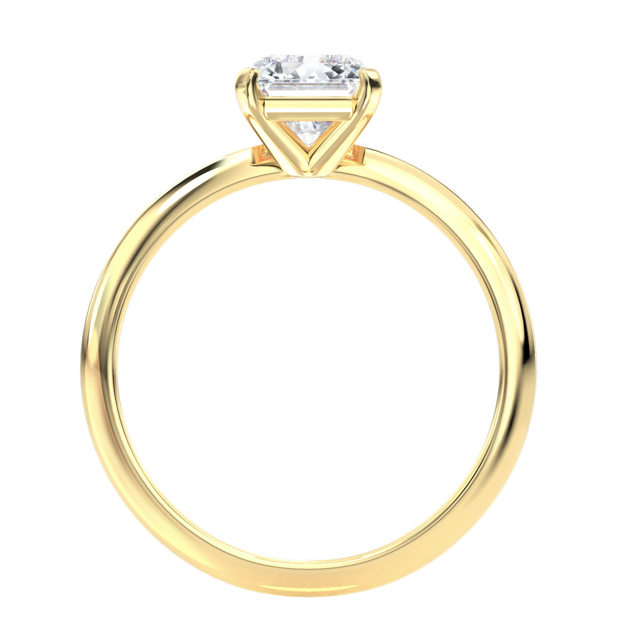 Felicia engagement ring in yellow gold