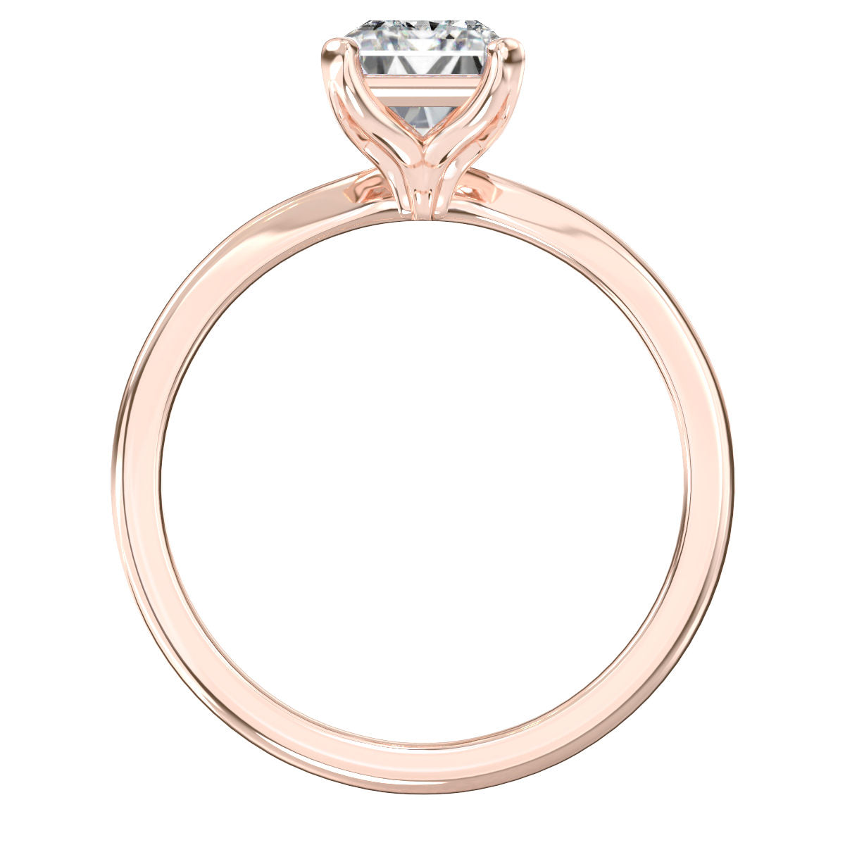 Ariene engagement ring in rose gold