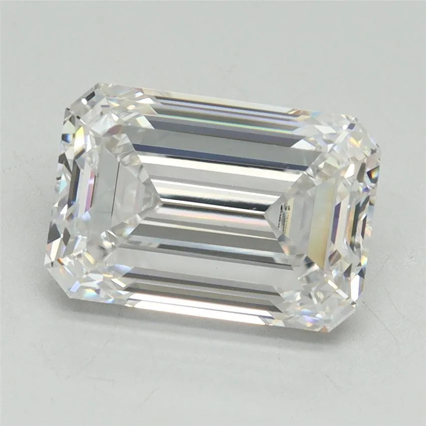 4.00ct Emerald Lab Grown Diamond (Colour D, Clarity VVS2, IGI Certified)