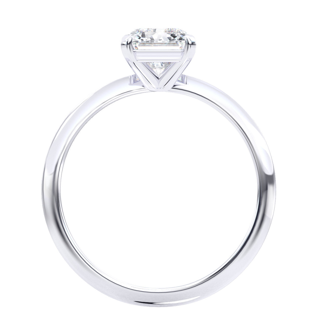 Felicia engagement ring in white gold