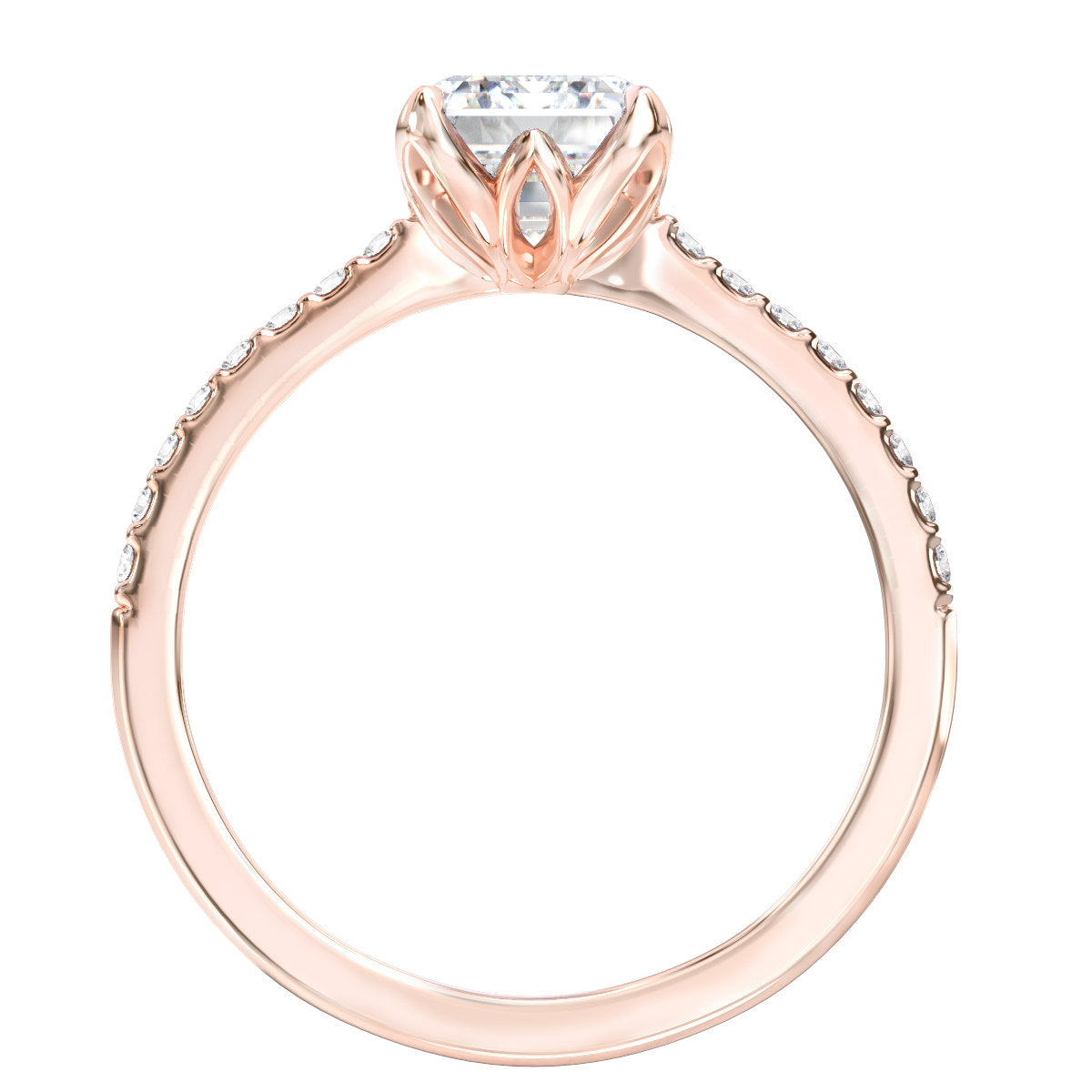 Arabella engagement ring in rose gold