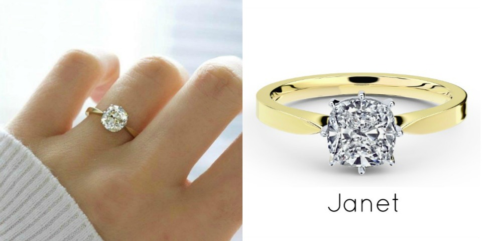 Janet two-tone vintage cushion diamond engagement ring.jpg